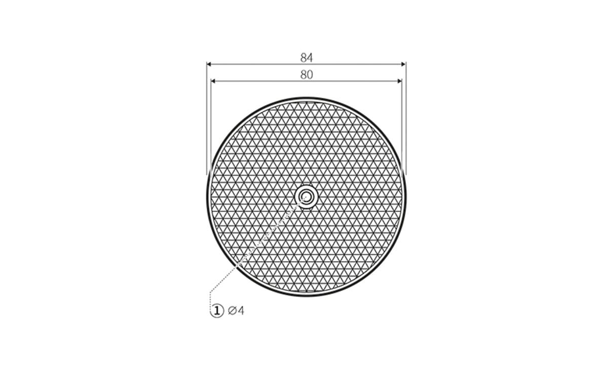 Tripelspiegel 80 mm - AA950 - autosen
