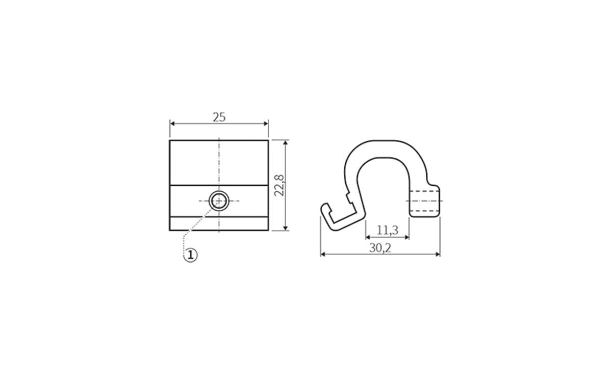 Adapter für Zugstangen-/ Profilzylinder - AA914 - autosen