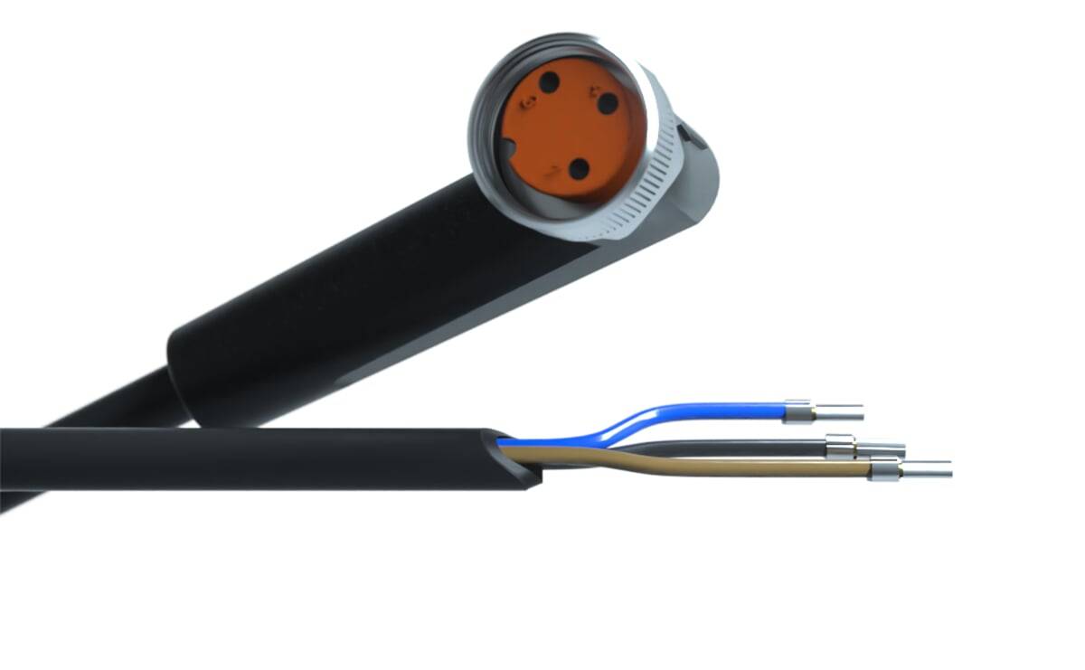 Sensorleitung M8 3P PUR 10m IP69K - AA020 - autosen
