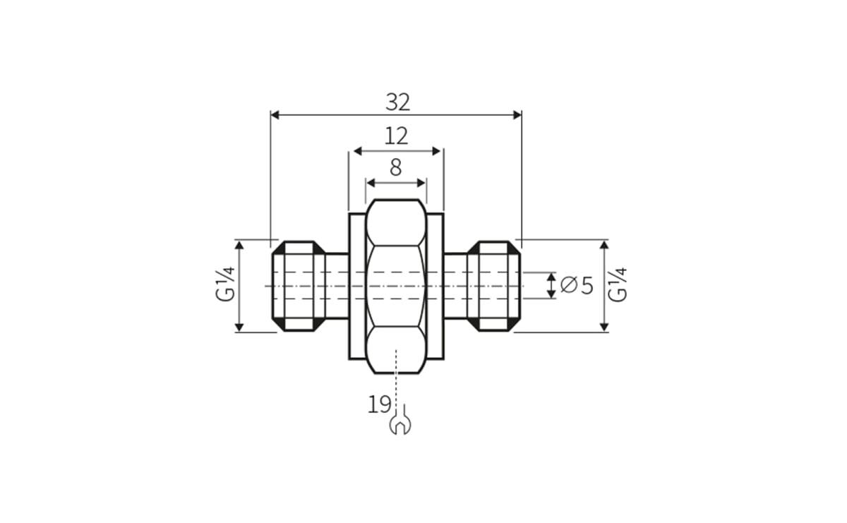 Adapter G1/4A G1/4A - AA938 - autosen