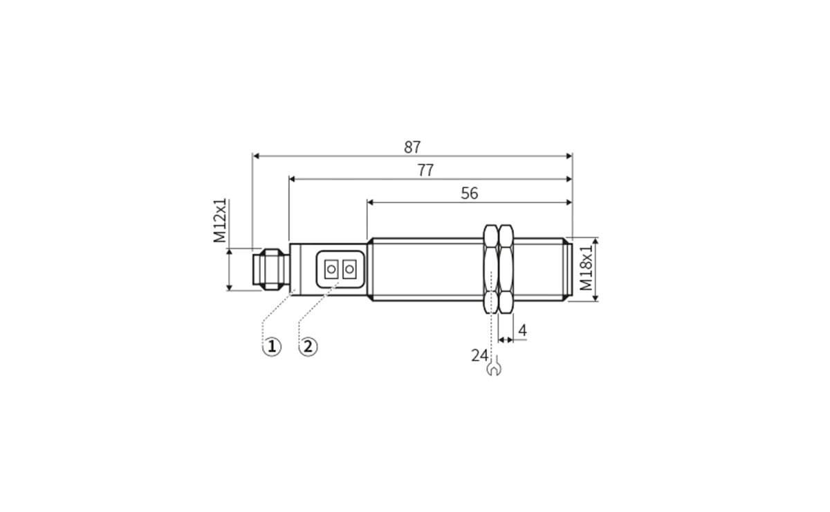 Kapazitiver Sensor mit M18 - AC001 - autosen