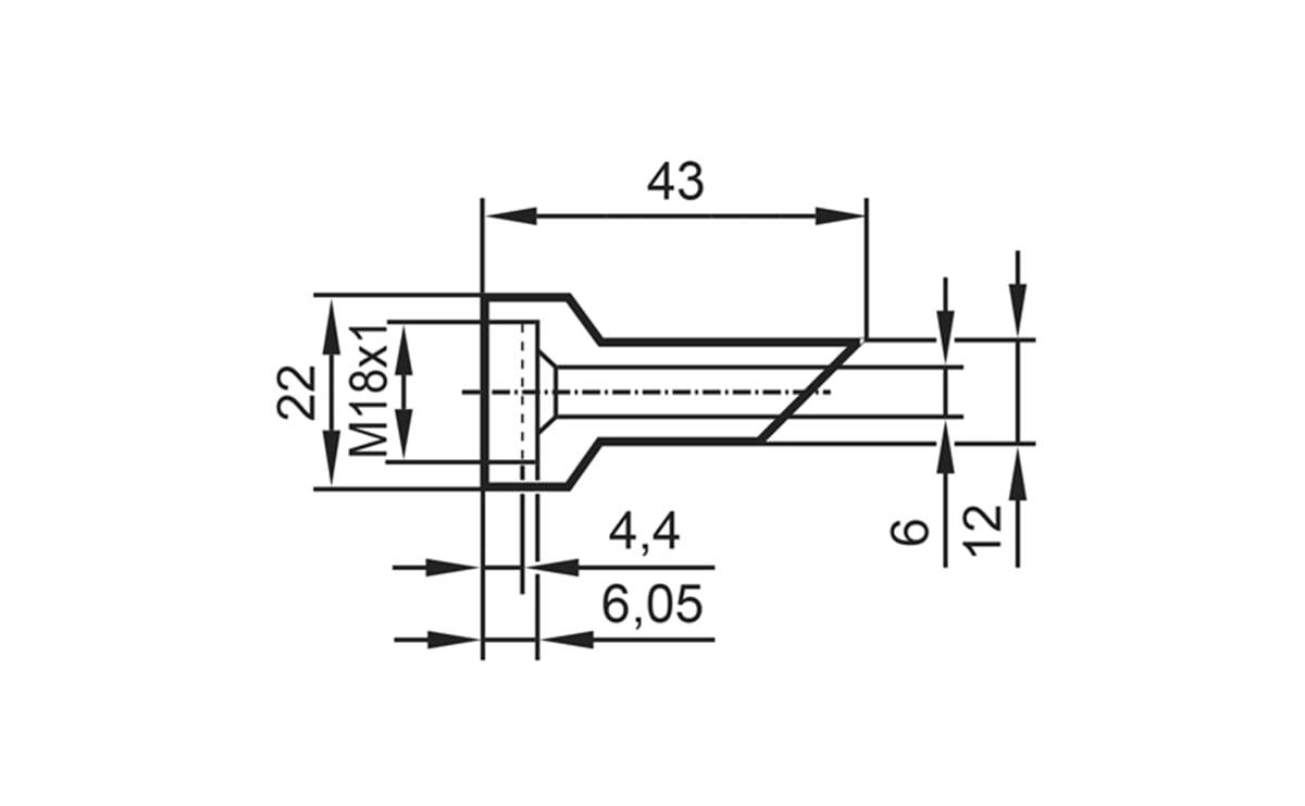Schallrohr für Ultraschallsensoren - AA965 - autosen
