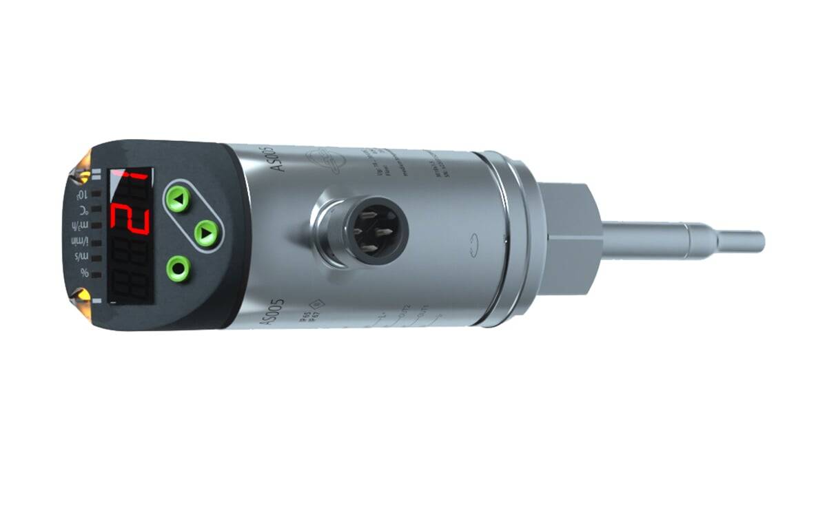 Kalorimetrischer Strömungssensor Programmierbar M18x1,5I - AS005 - autosen