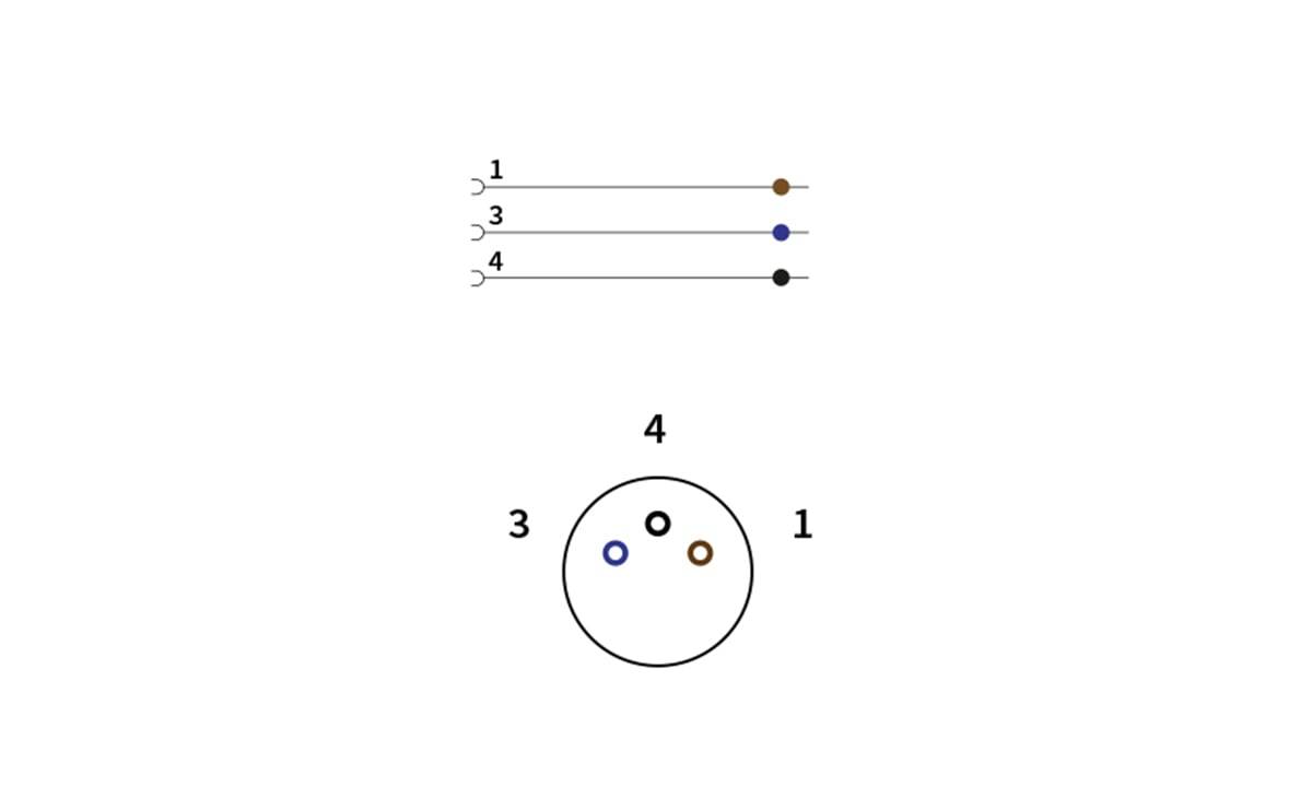 Sensorleitung M8 3P PUR 10m IP69K - AA019 - autosen