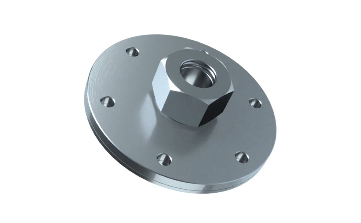 Flanschplatte nach DIN24557 - AA923 - autosen