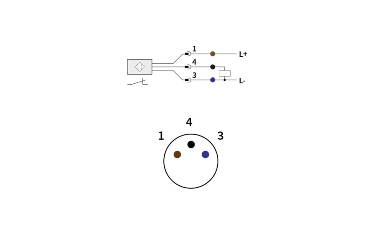 Induktiver Sensor M8 2mm IP67 - AI052 - autosen