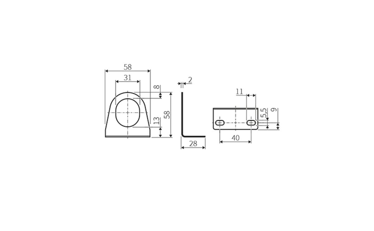 Befestigungswinkel M30 - AA904 - autosen