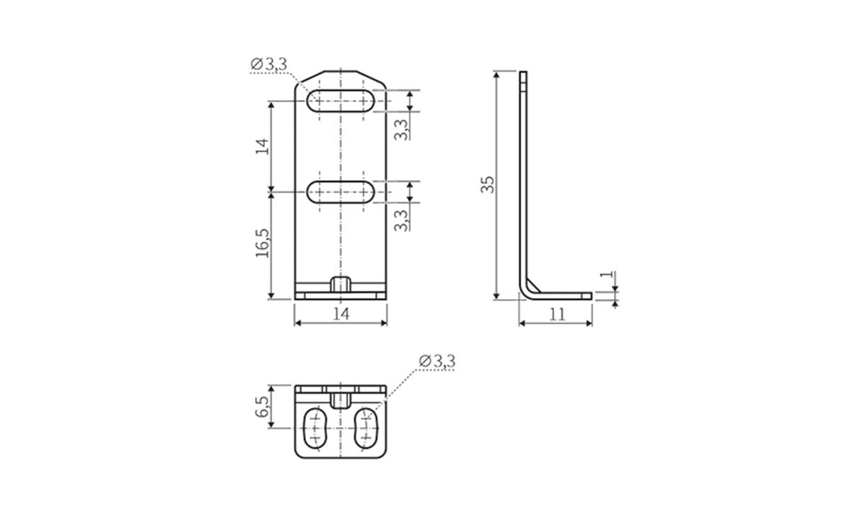 Befestigungswinkel - AA948 - autosen