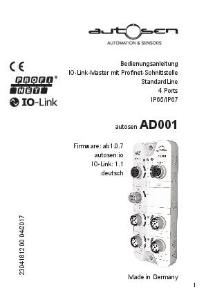 IO-Link Master - AD001 - autosen