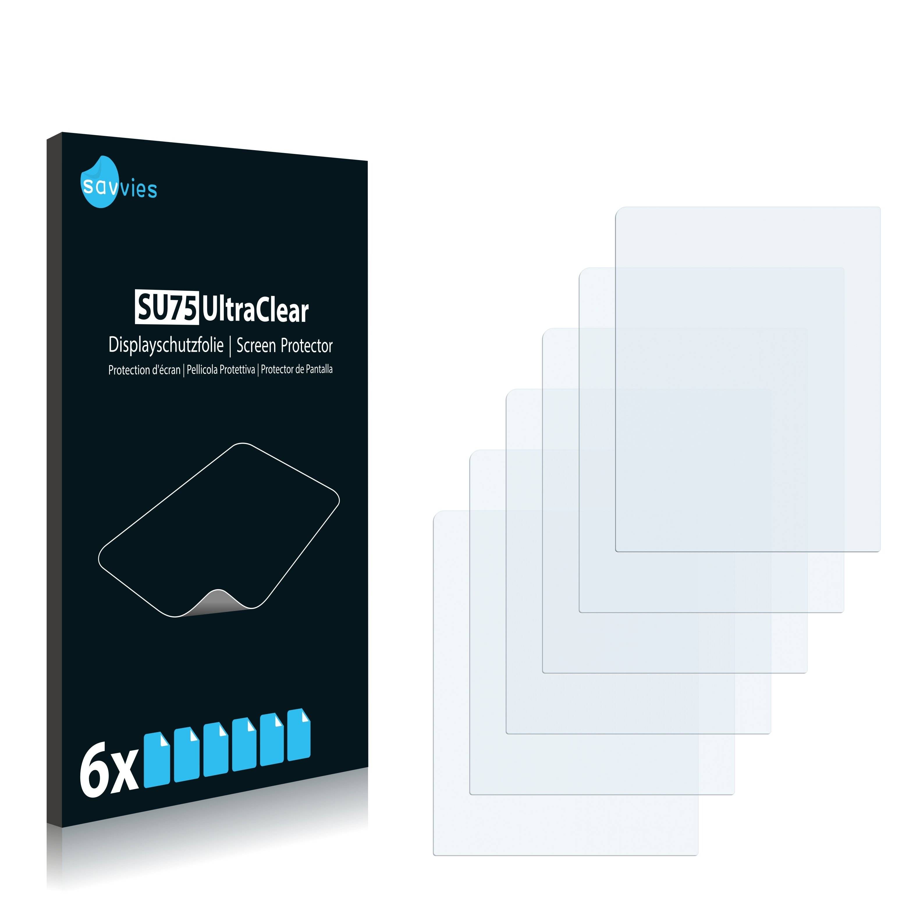 6x Savvies SU75 Displayschutzfolie für Prestigio
