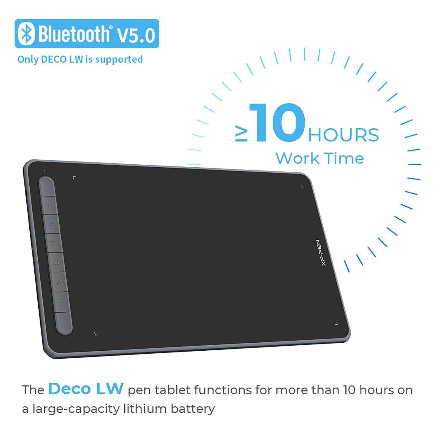 XP-PEN Deco L / Blau Grafiktablett / Grafikmonitor