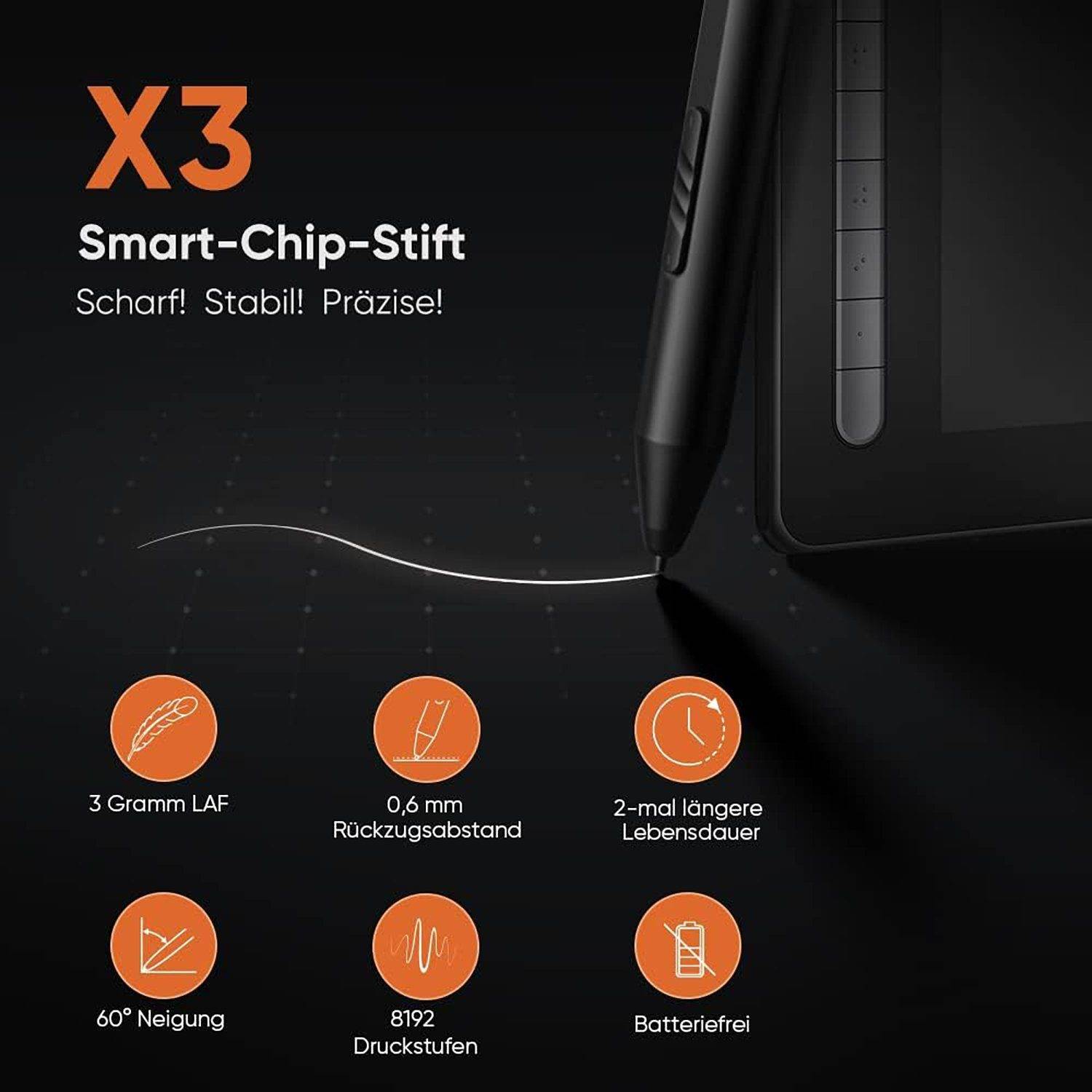 XP-PEN Artist 13 2. Generation Grafiktablett / Grafikmonitor