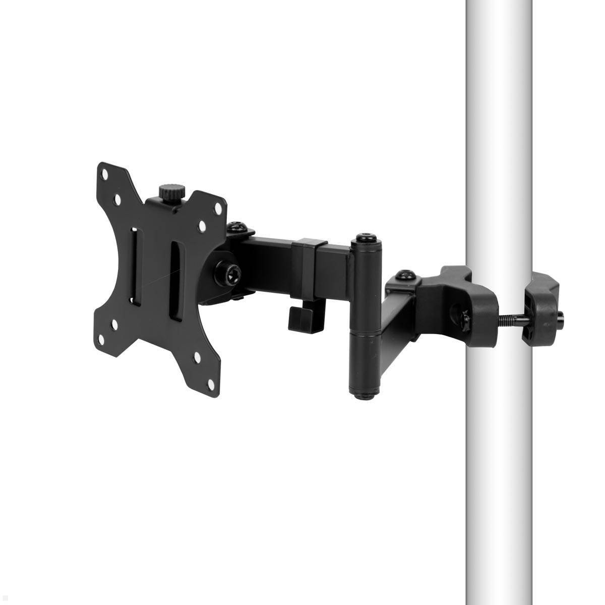 MonLines MRH002 schwenkbare Monitorhalterung für Rohre (28-60 mm) bis 8 kg