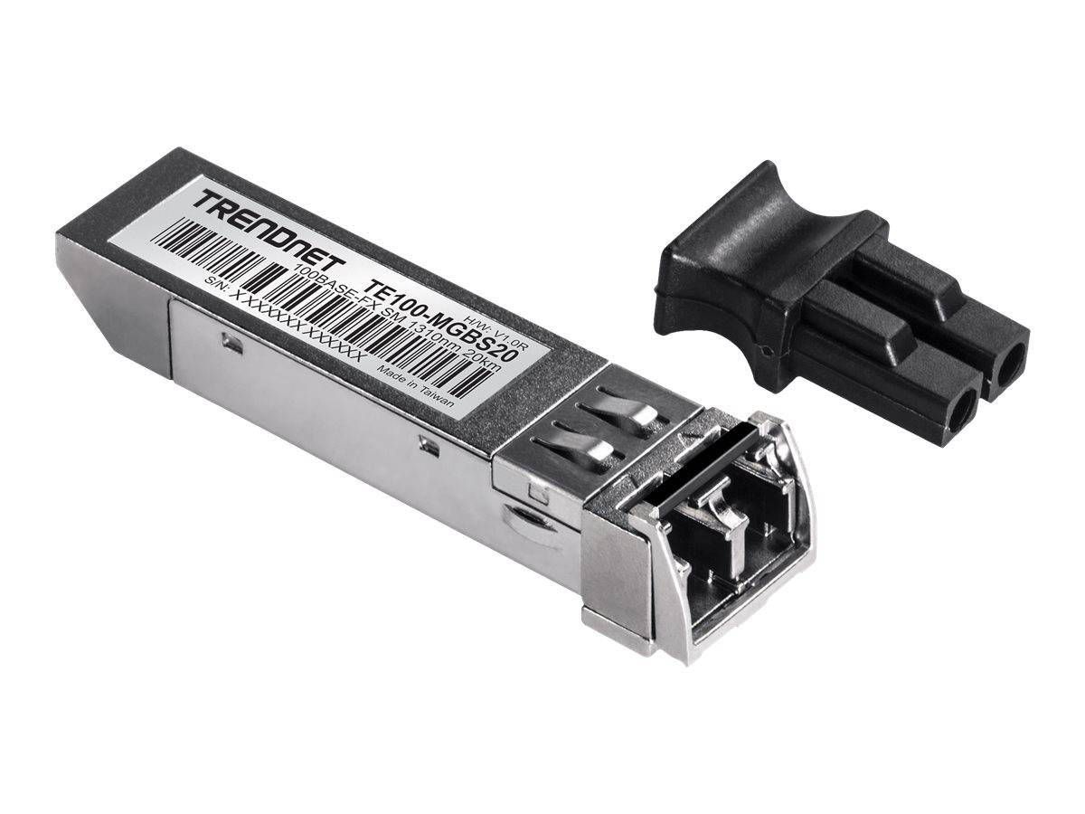 TRENDnet Switch ZubehÃ¶r Mini-GBIC 100Base-FX LC Module 20kM