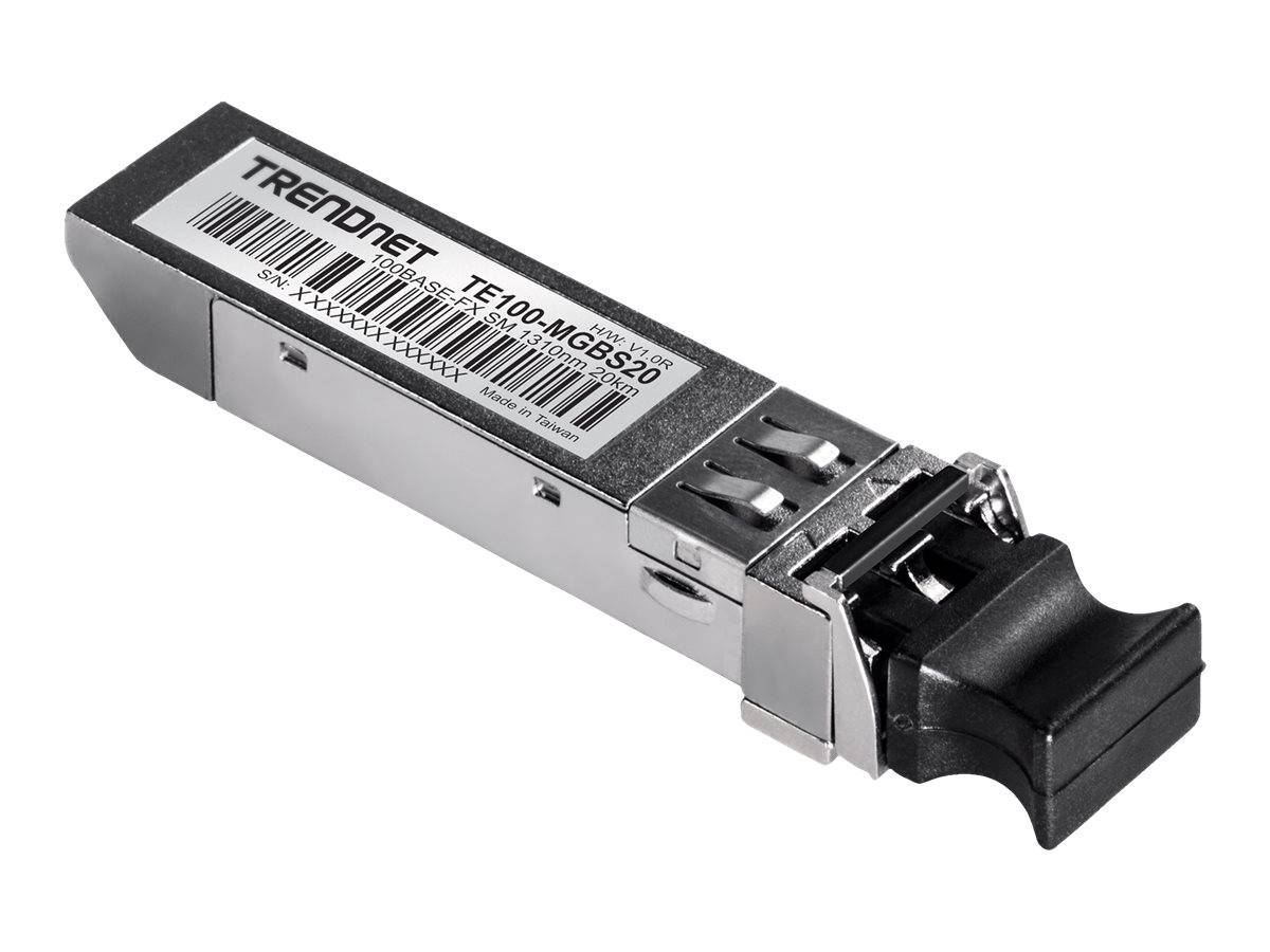 TRENDnet Switch ZubehÃ¶r Mini-GBIC 100Base-FX LC Module 20kM