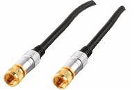 Schwaiger KVCHD100 533 - 10 m - F - F - Schwarz - 75 Ohm - 110 dB - 10 m - Schwa