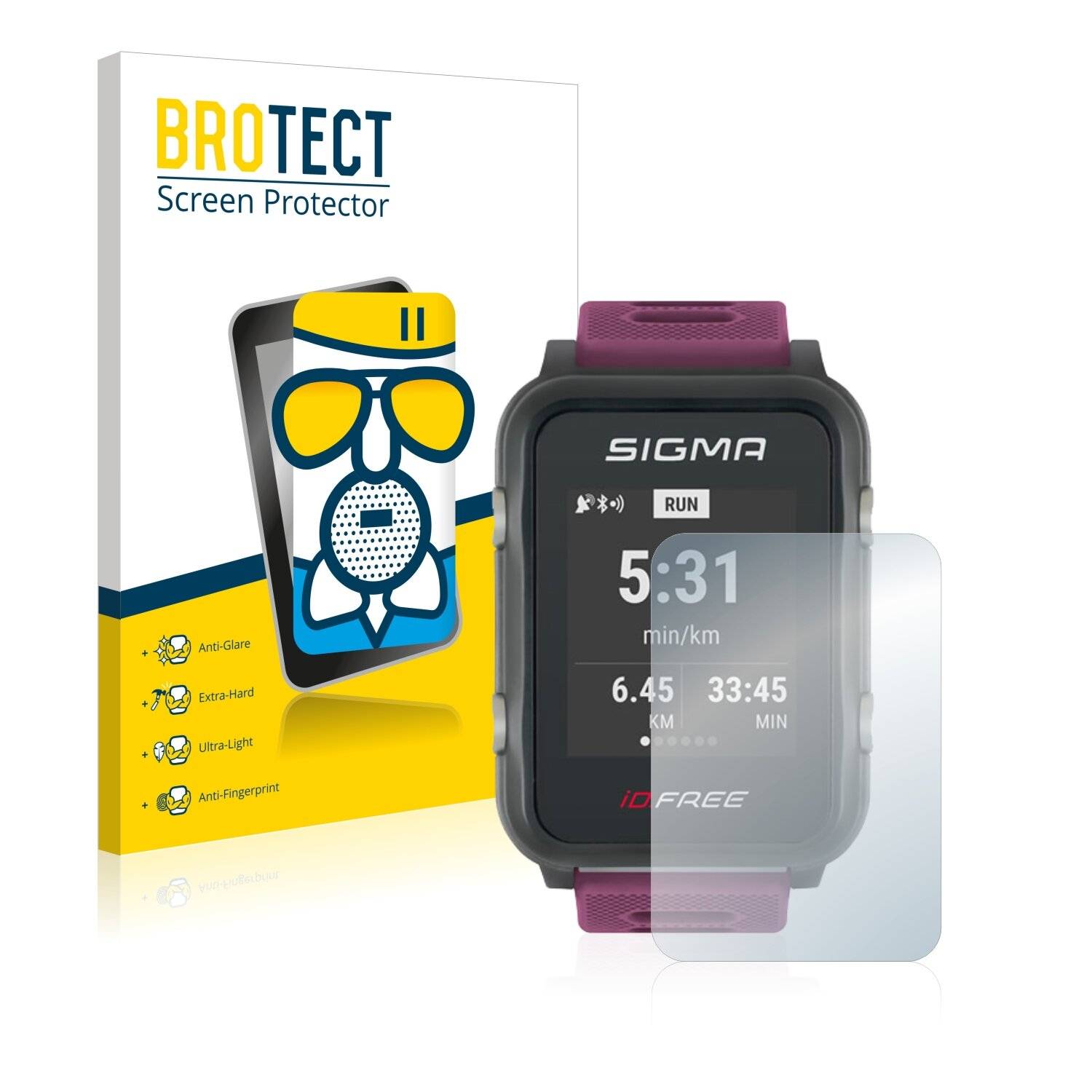 BROTECT AirGlass Matte Schutzglas Folie für Sigma iD