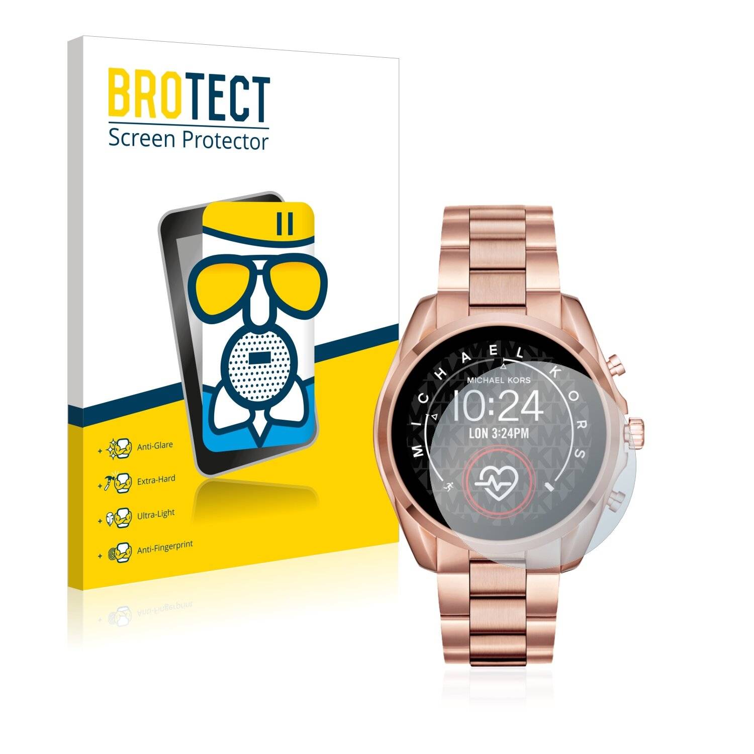 BROTECT AirGlass Matte Schutzglas Folie für Michael Kors Access Bradshaw