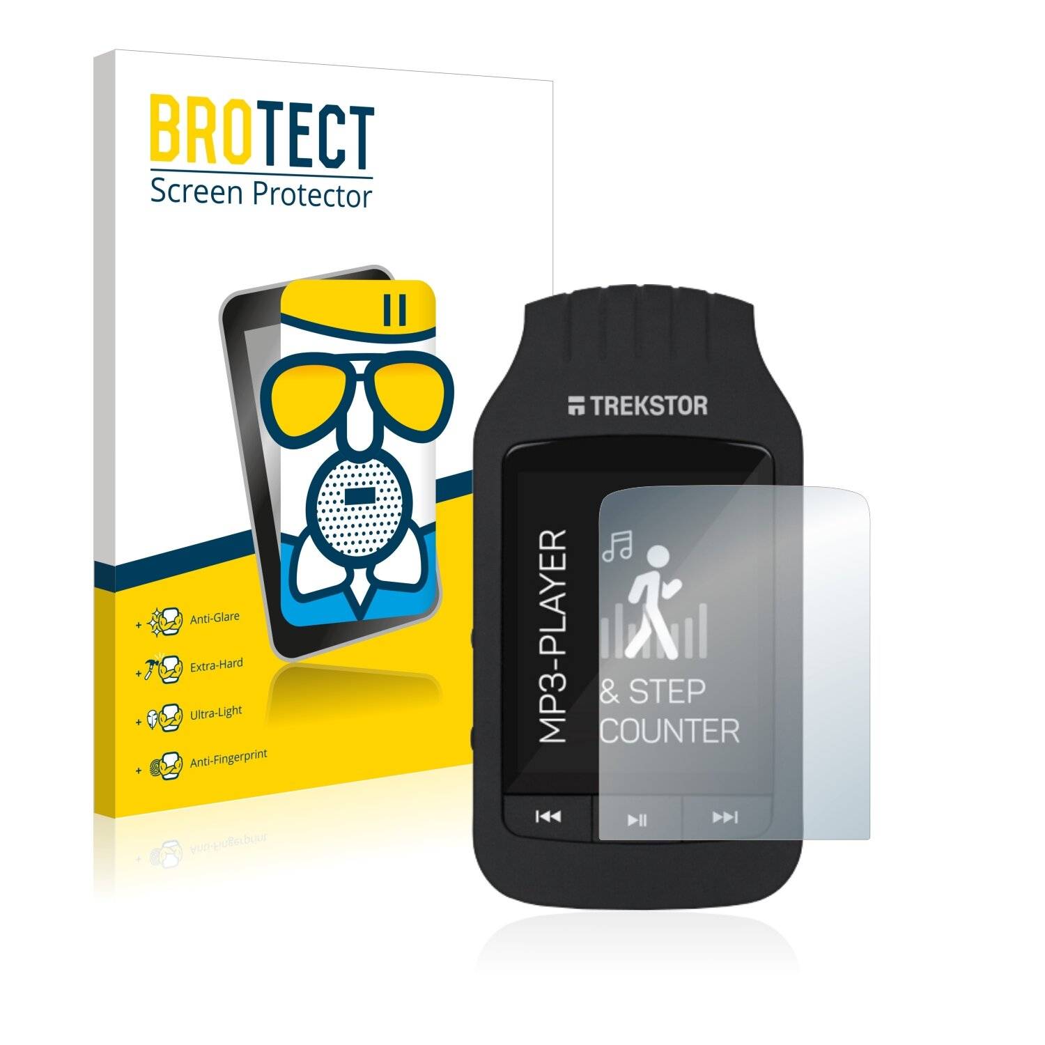 BROTECT AirGlass Matte Schutzglas Folie für TrekStor i.Beat Jump
