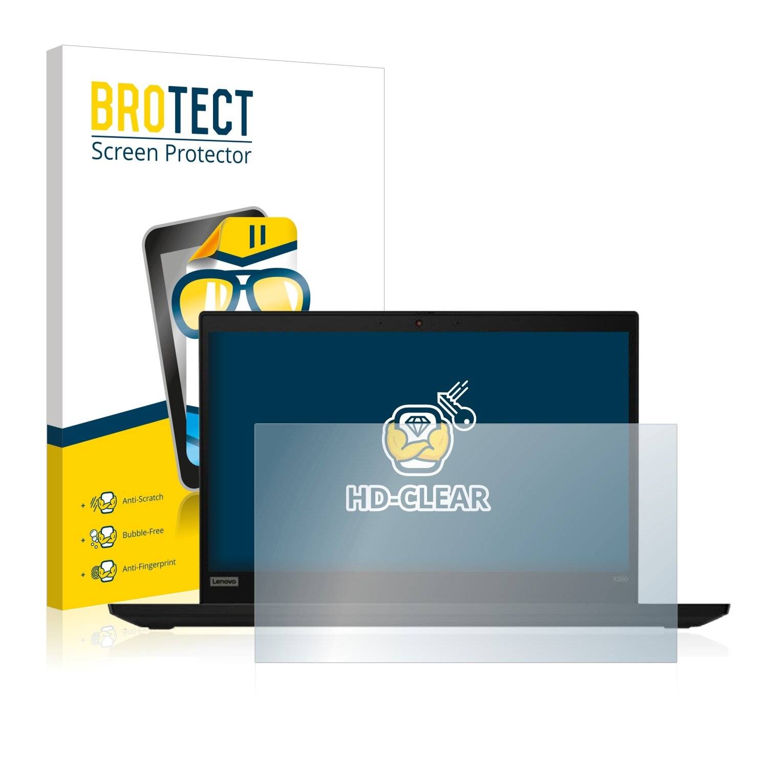 BROTECT HD-Clear Displayschutzfolie für Lenovo ThinkPad X390