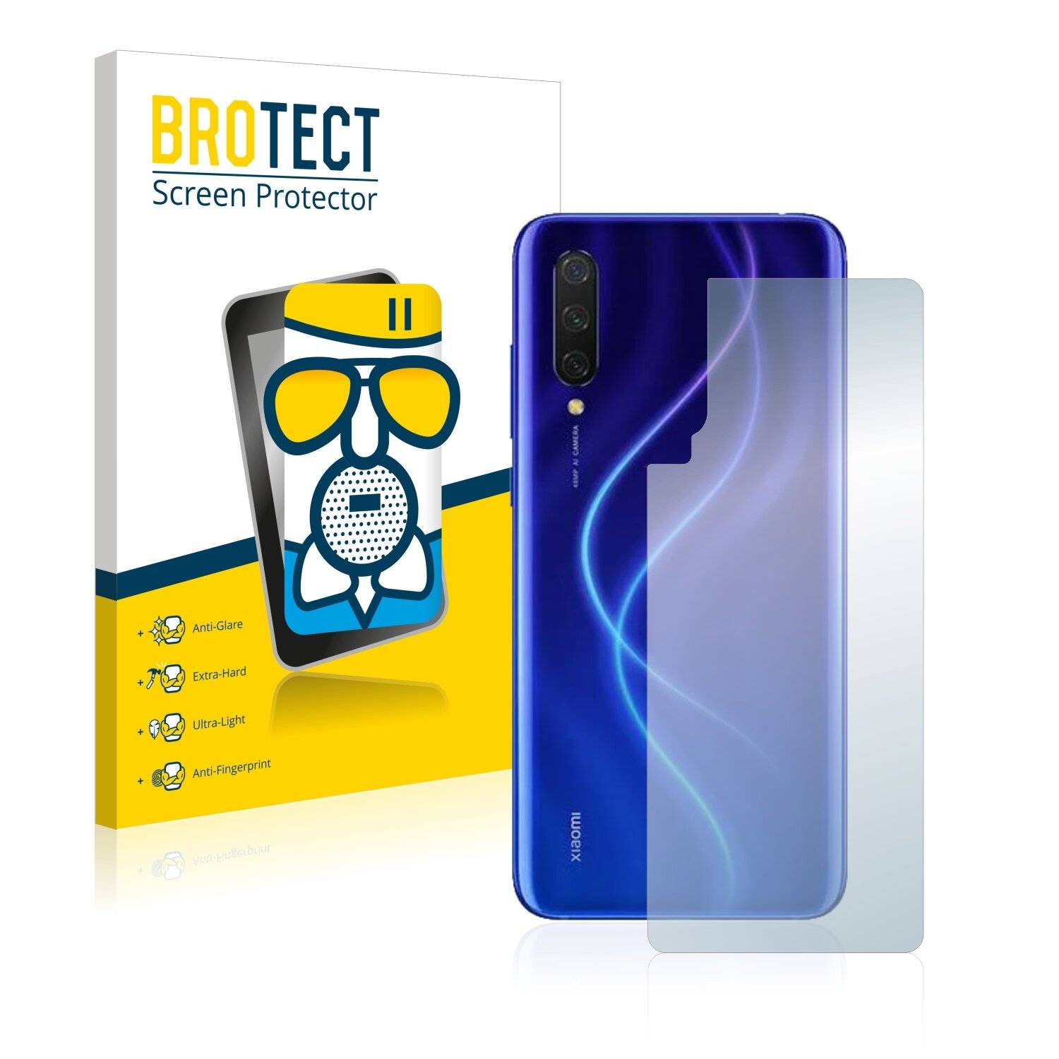 BROTECT AirGlass Matte Schutzglas Folie für Xiaomi Mi 9 Lite