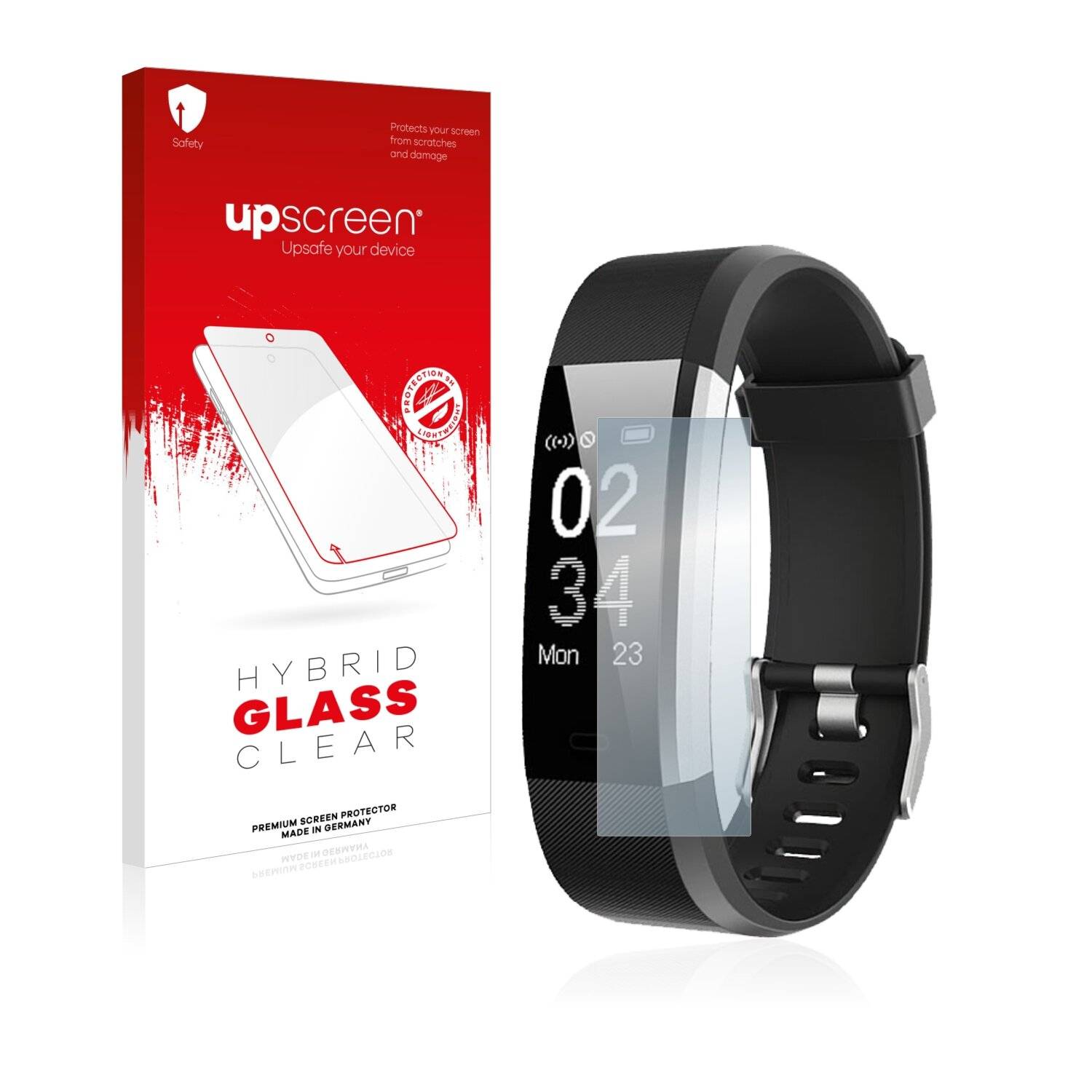 upscreen Hybrid Glass Clear Premium Schutzglas Folie für Willful