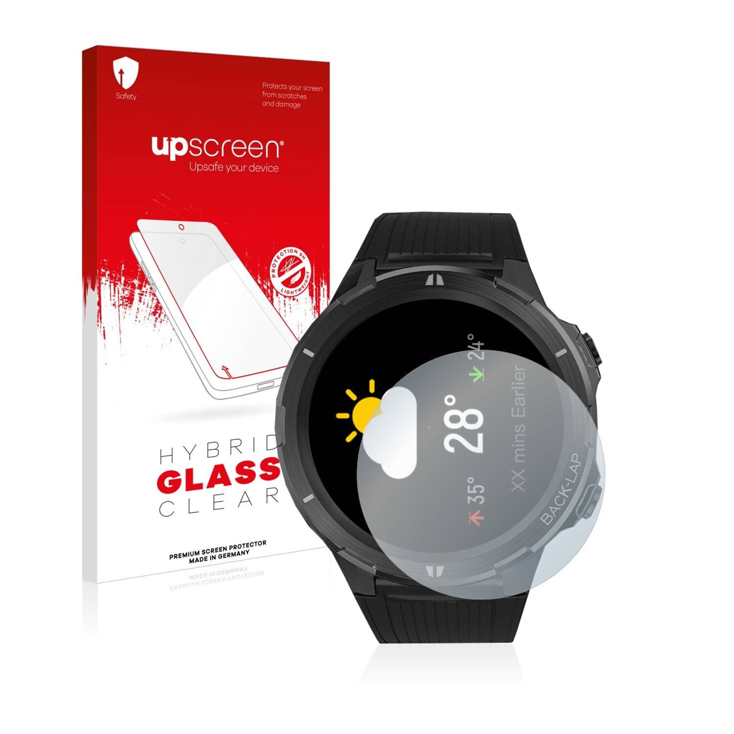 upscreen Hybrid Glass Clear Premium Schutzglas Folie für Blackview