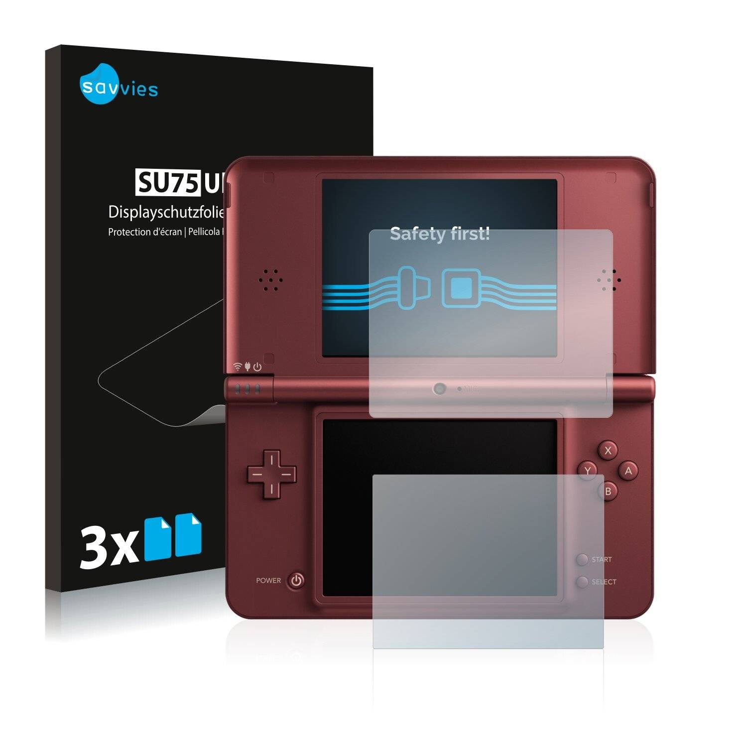6x Savvies SU75 Displayschutzfolie für Nintendo DSi