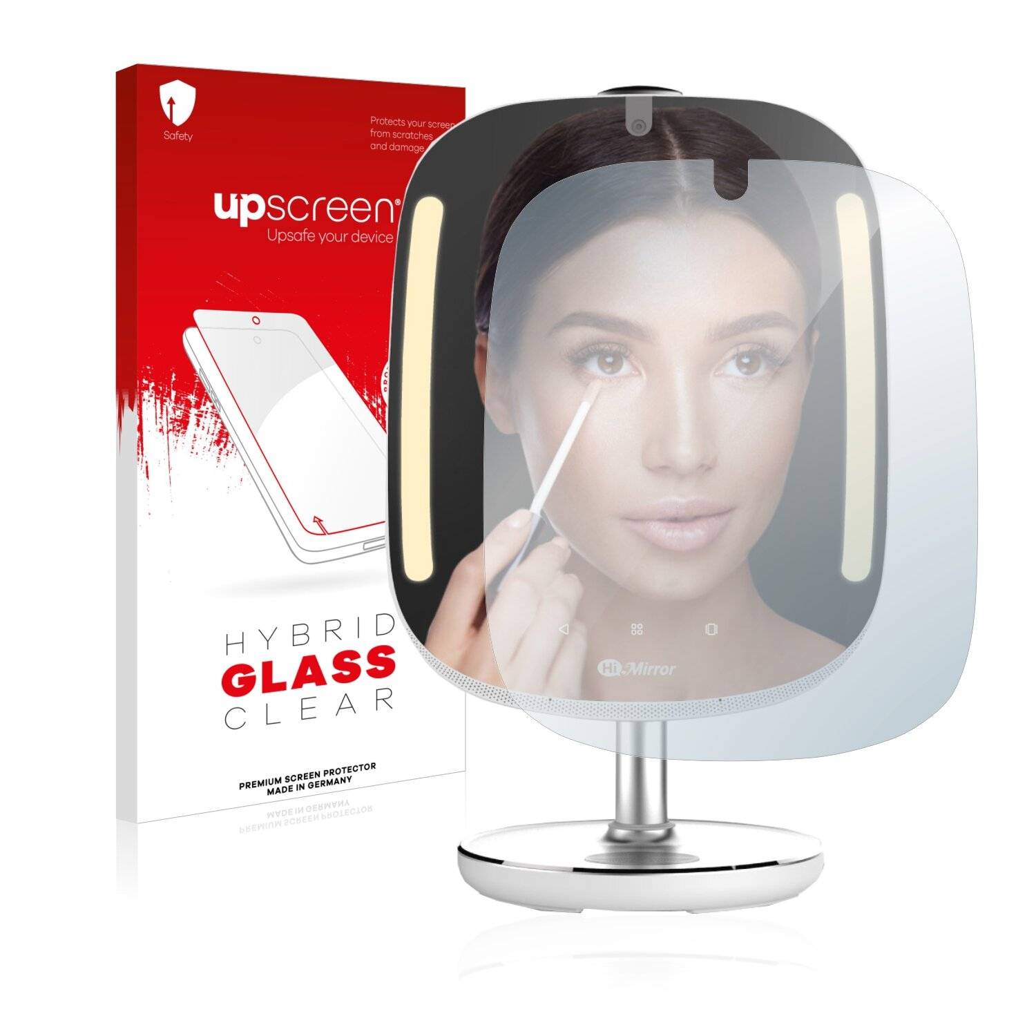 upscreen Hybrid Glass Clear Premium Schutzglas Folie für HiMirror Mini