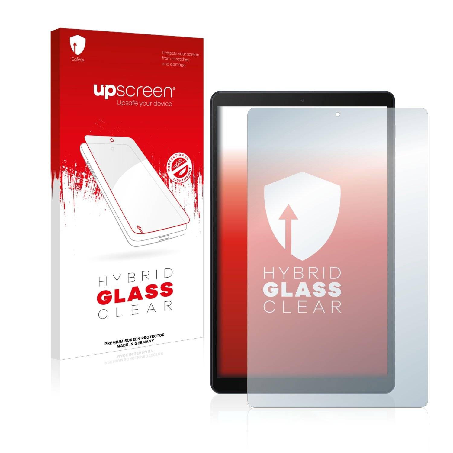 upscreen Hybrid Glass Clear Premium Schutzglas Folie für Samsung Galaxy Tab A 10.1 LTE
