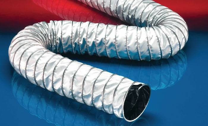 Absaug- u.Gebläseschlauch CP PTFE_GLASS-INOX 471 EC 215mm 227,00mm 3m