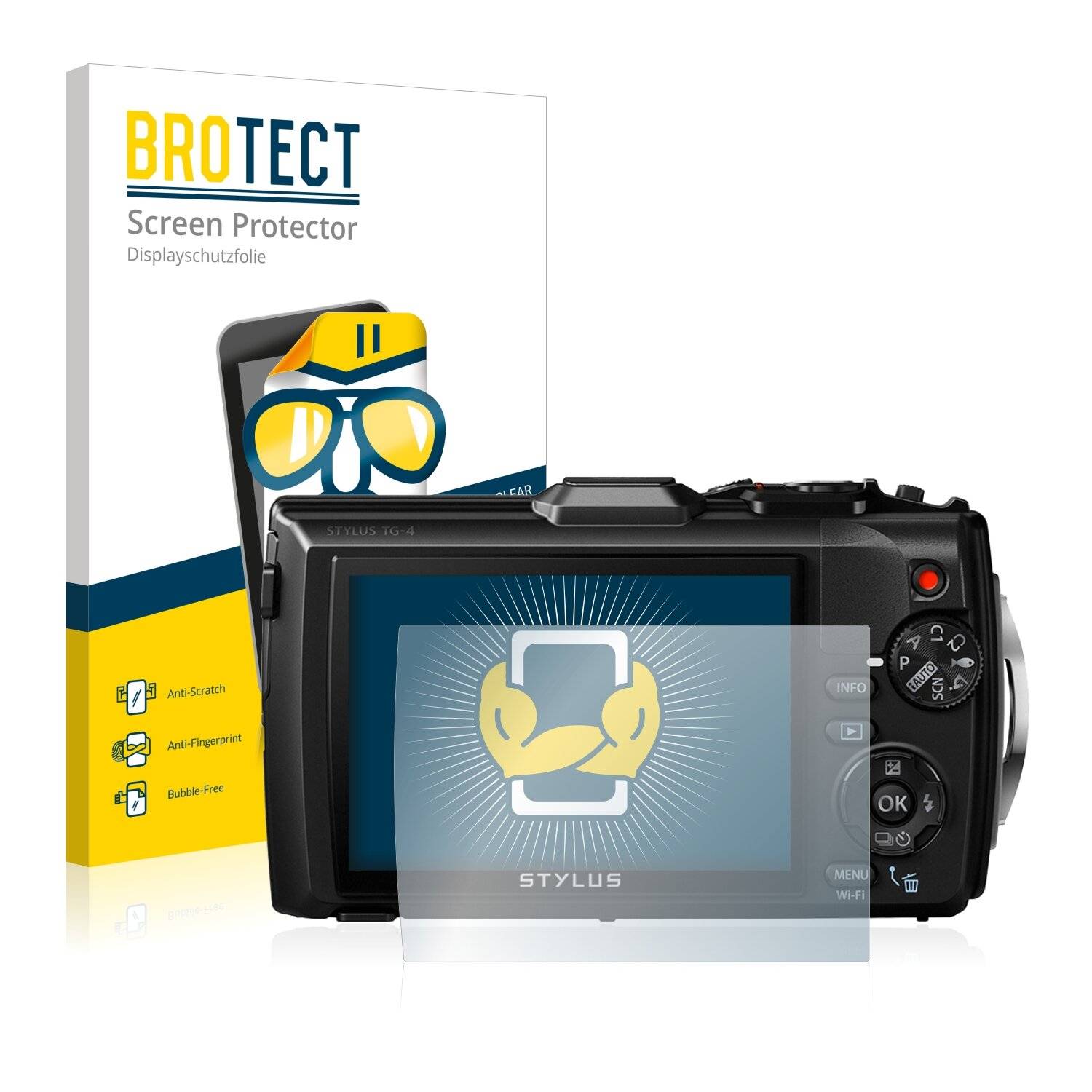 2x BROTECT HD-Clear Displayschutzfolie für Olympus Tough