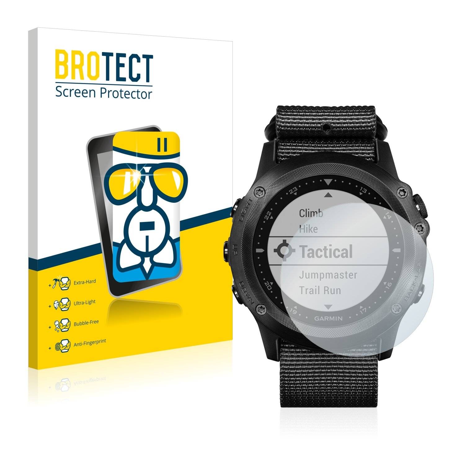 BROTECT AirGlass Schutzglas Folie für Garmin Tactix