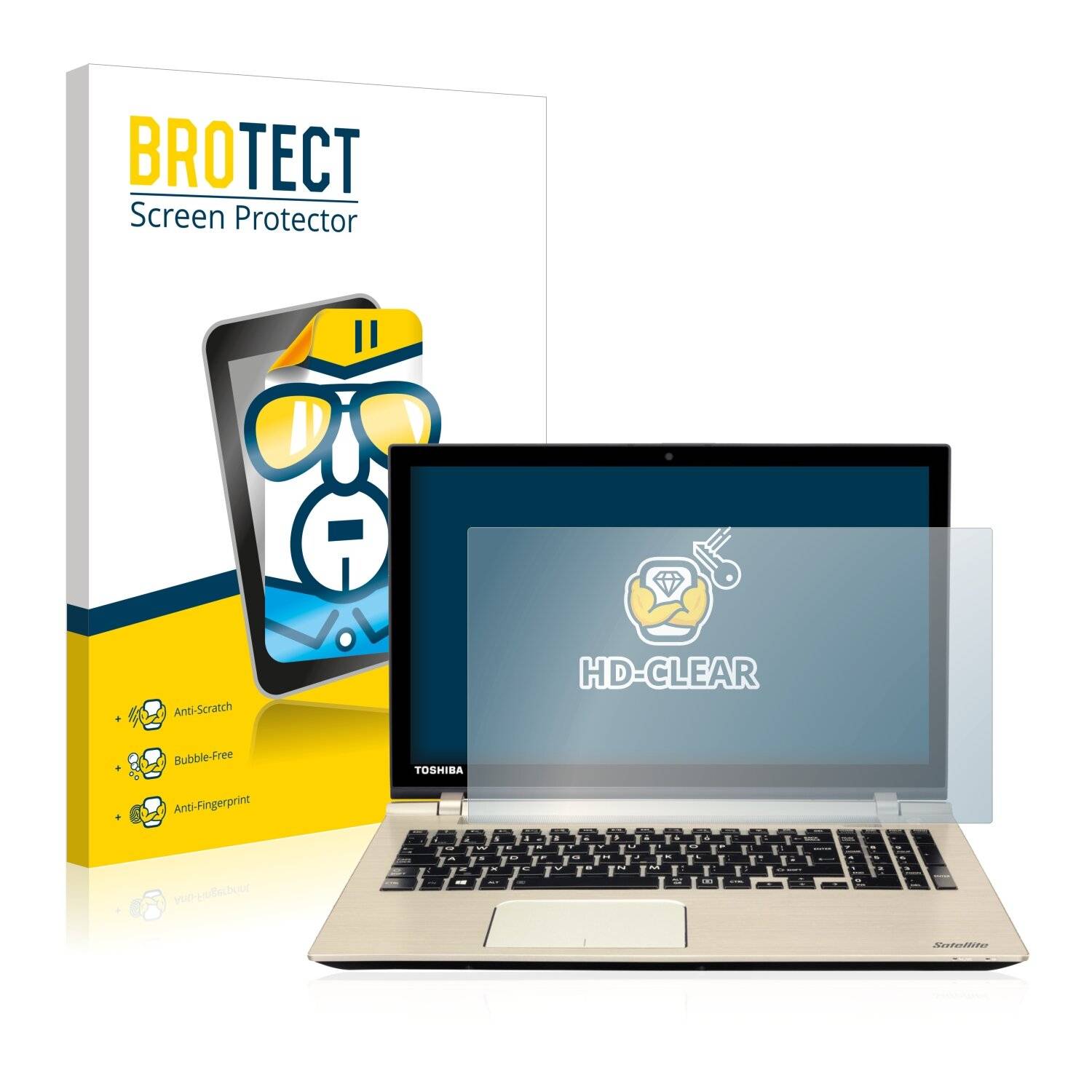 BROTECT HD-Clear Displayschutzfolie für Toshiba Satellite
