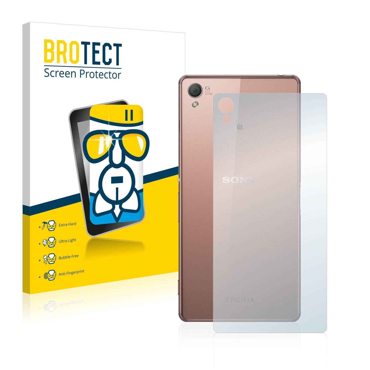 BROTECT AirGlass Schutzglas Folie für Sony Xperia Z3 D6653