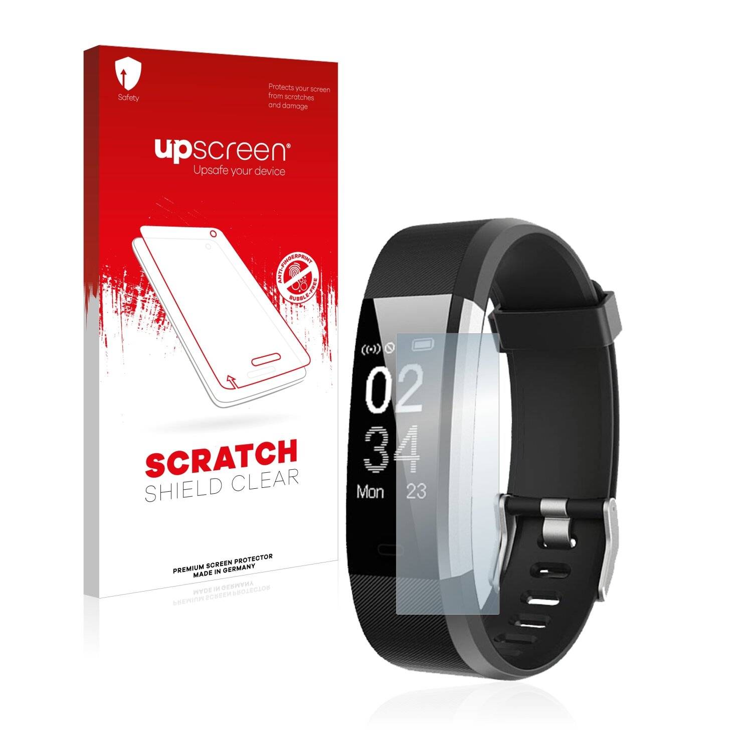 upscreen Scratch Shield Clear Premium Displayschutzfolie für Fitpolo