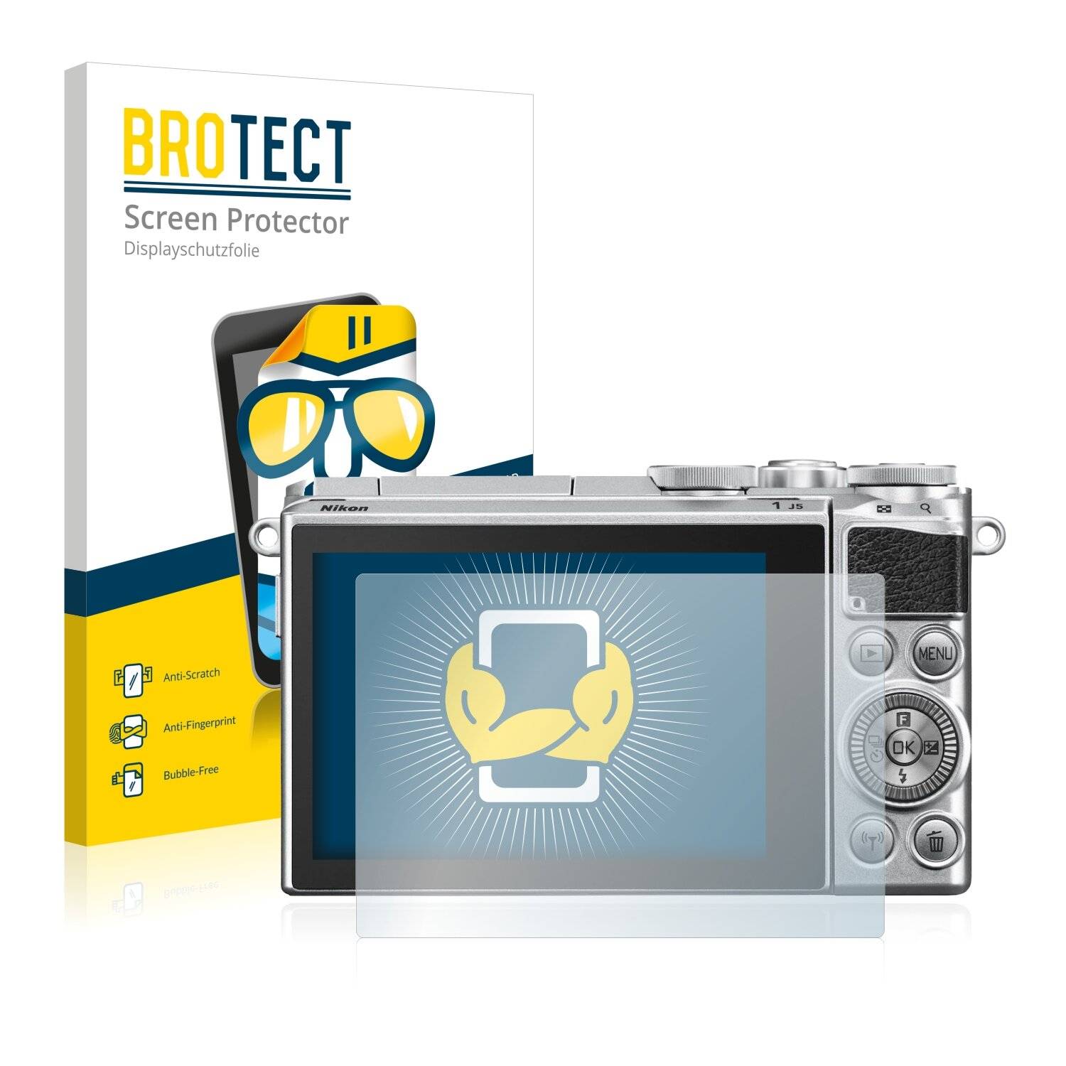 2x BROTECT HD-Clear Displayschutzfolie für Nikon 1