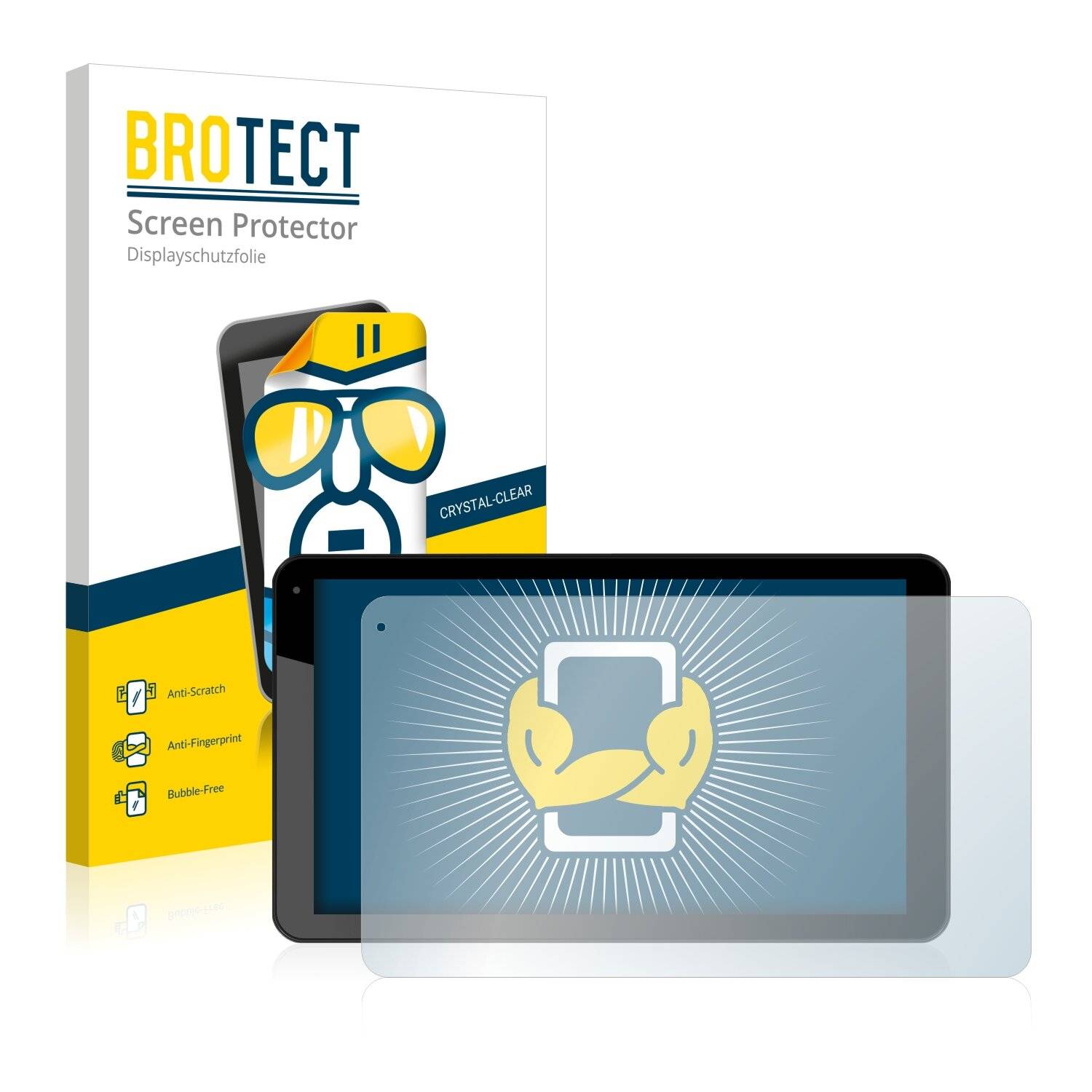 2x BROTECT HD-Clear Displayschutzfolie für Logicom L-ement Tab