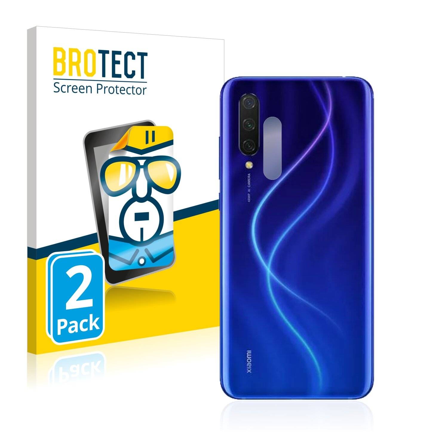2x BROTECT HD-Clear Displayschutzfolie für Xiaomi Mi 9 Lite (NUR