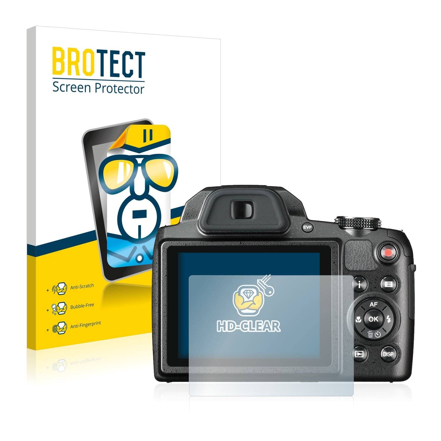 2x BROTECT HD-Clear Displayschutzfolie für Pentax