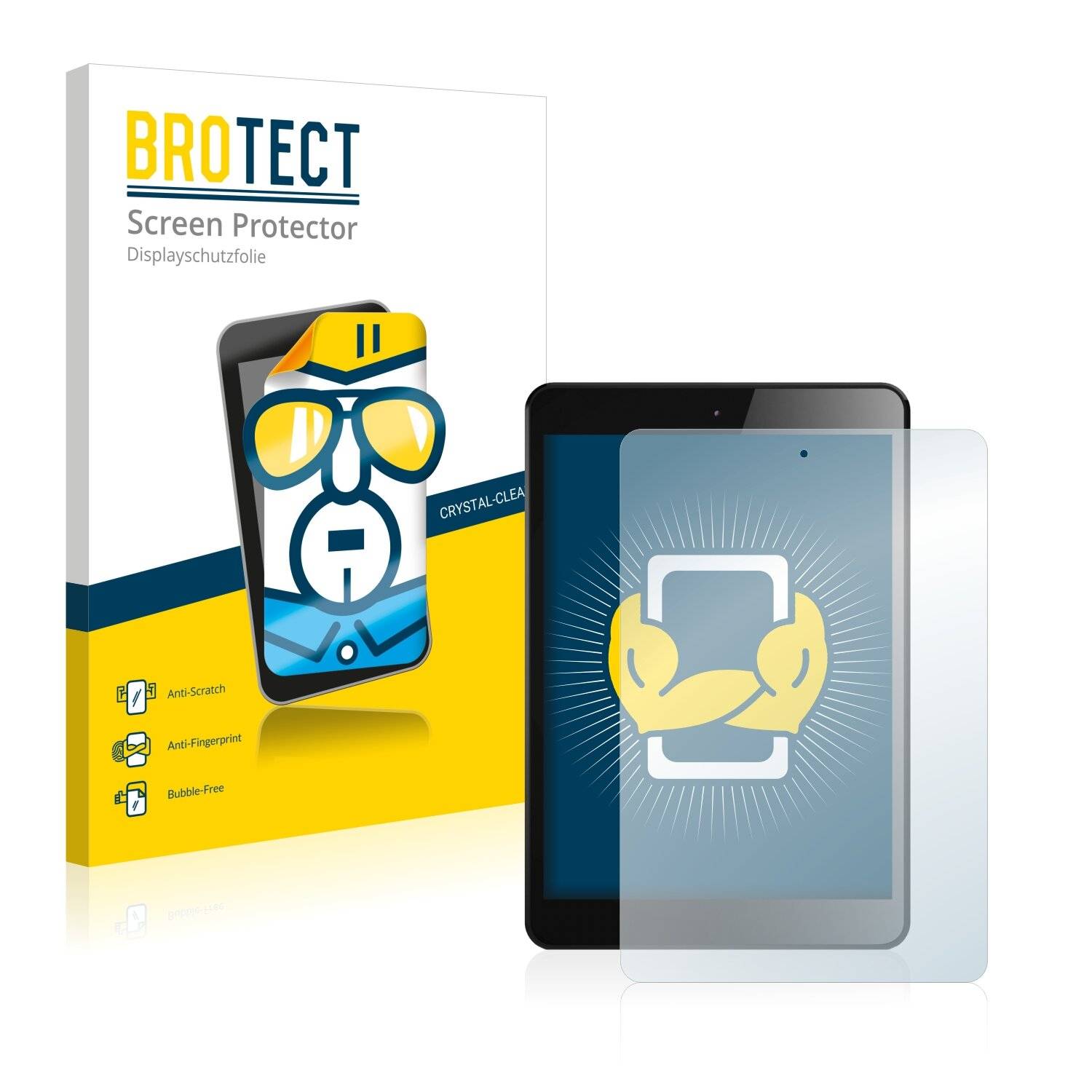 2x BROTECT HD-Clear Displayschutzfolie für Odys Junior