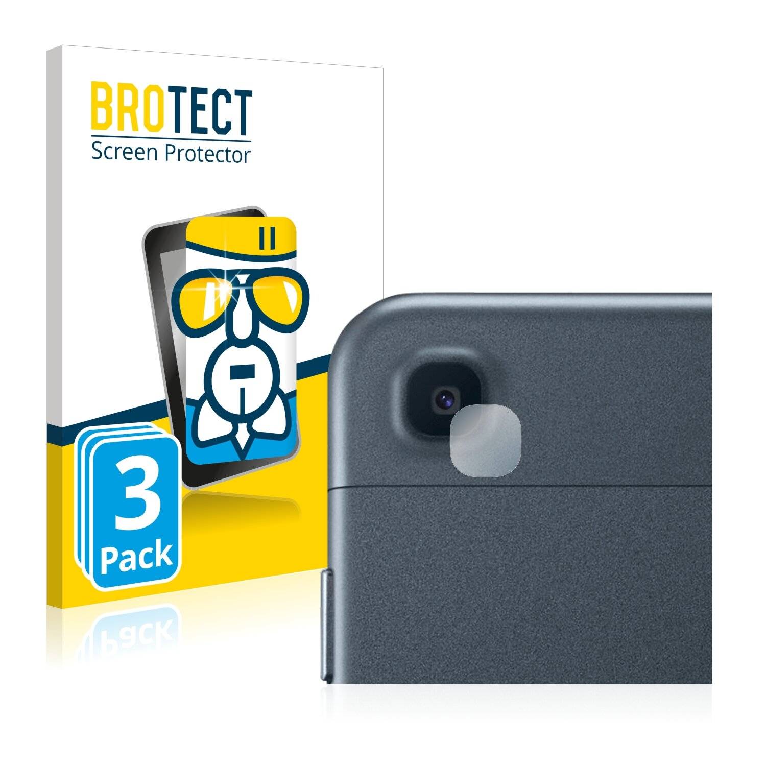 3x BROTECT AirGlass Schutzglas Folie für Samsung Galaxy Tab A 10.1 2019 (NUR