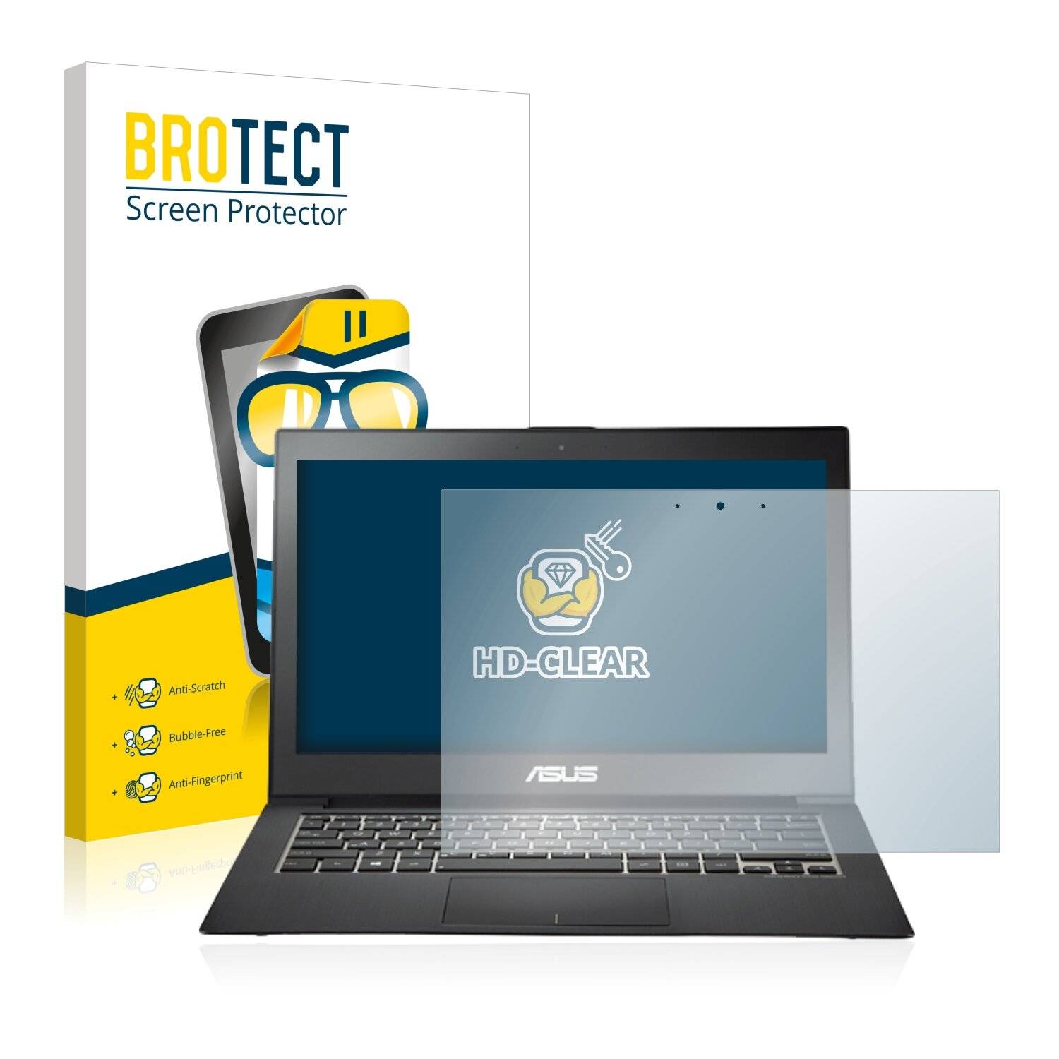 BROTECT HD-Clear Displayschutzfolie für Asus ZenBook UX31A