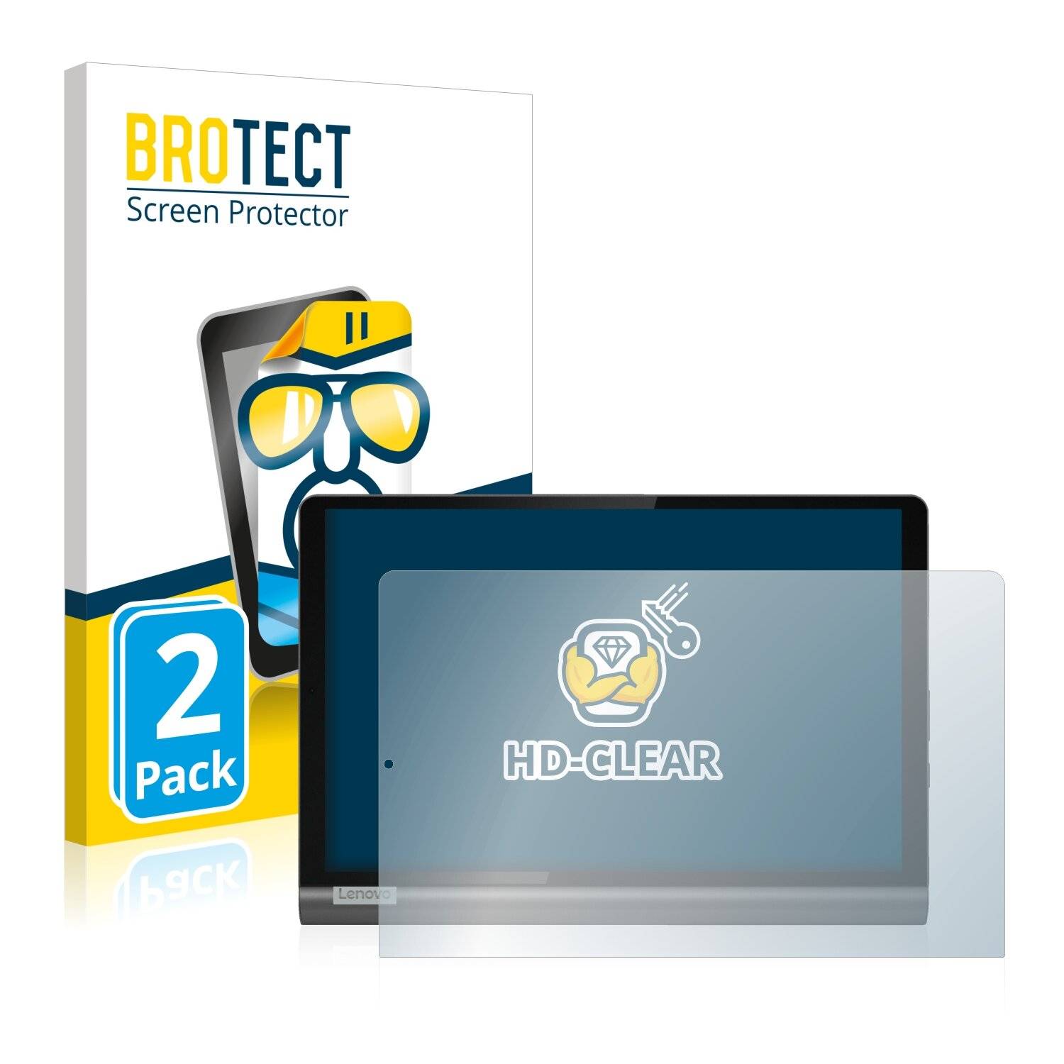 2x BROTECT HD-Clear Displayschutzfolie für Lenovo Yoga