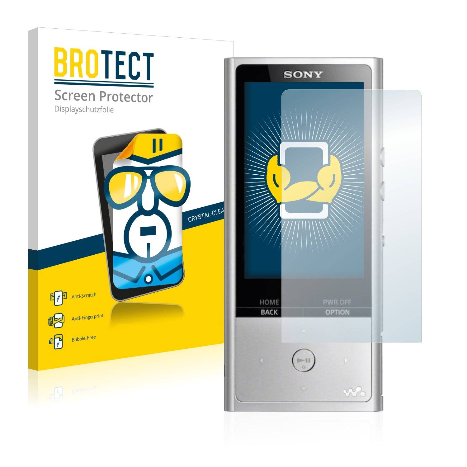 2x BROTECT HD-Clear Displayschutzfolie für Sony