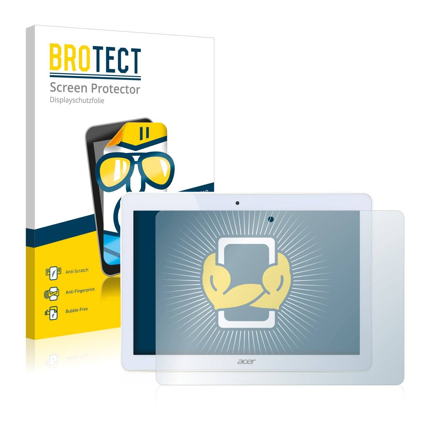 2x BROTECT HD-Clear Displayschutzfolie für Acer Iconia One 10