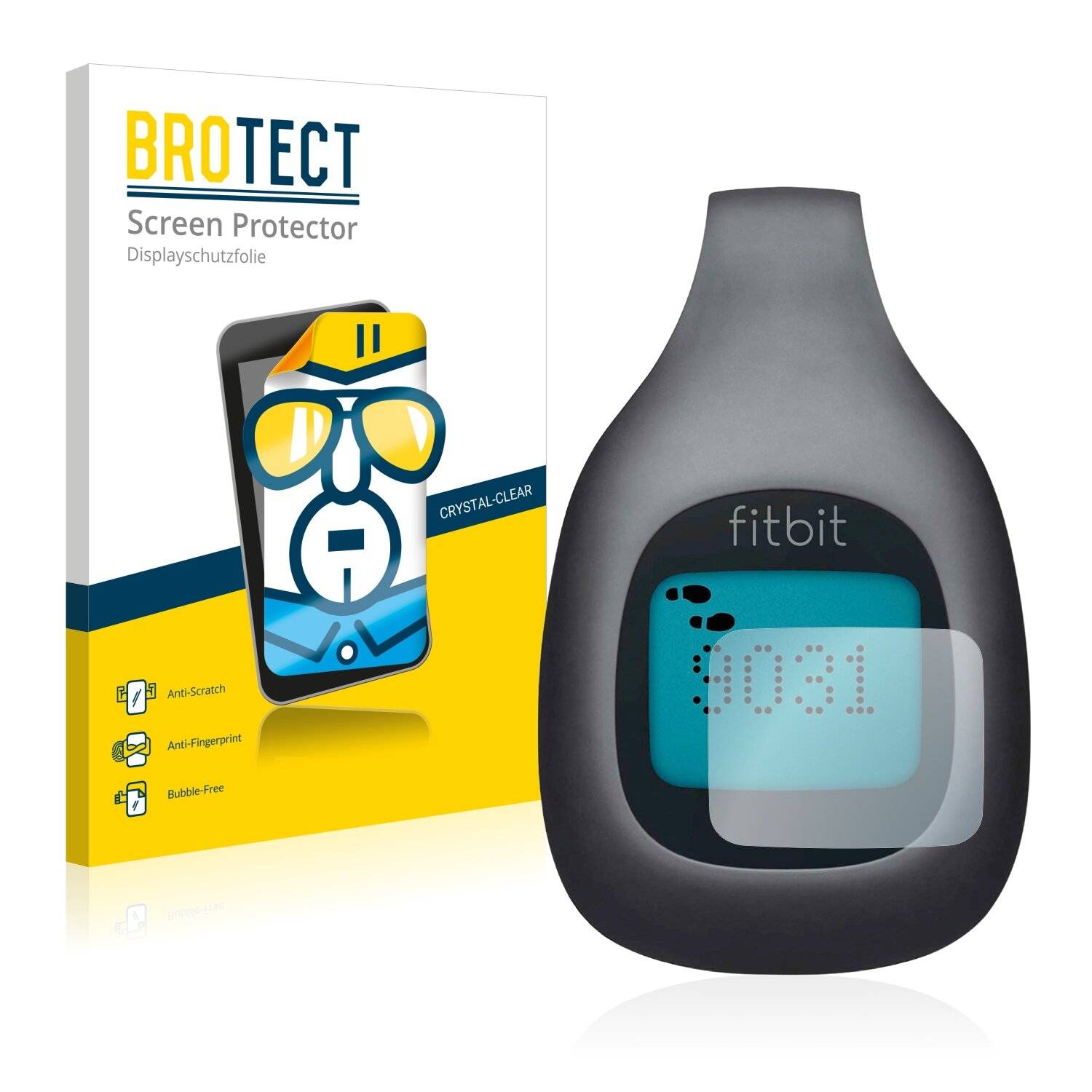 2x BROTECT HD-Clear Displayschutzfolie für Fitbit