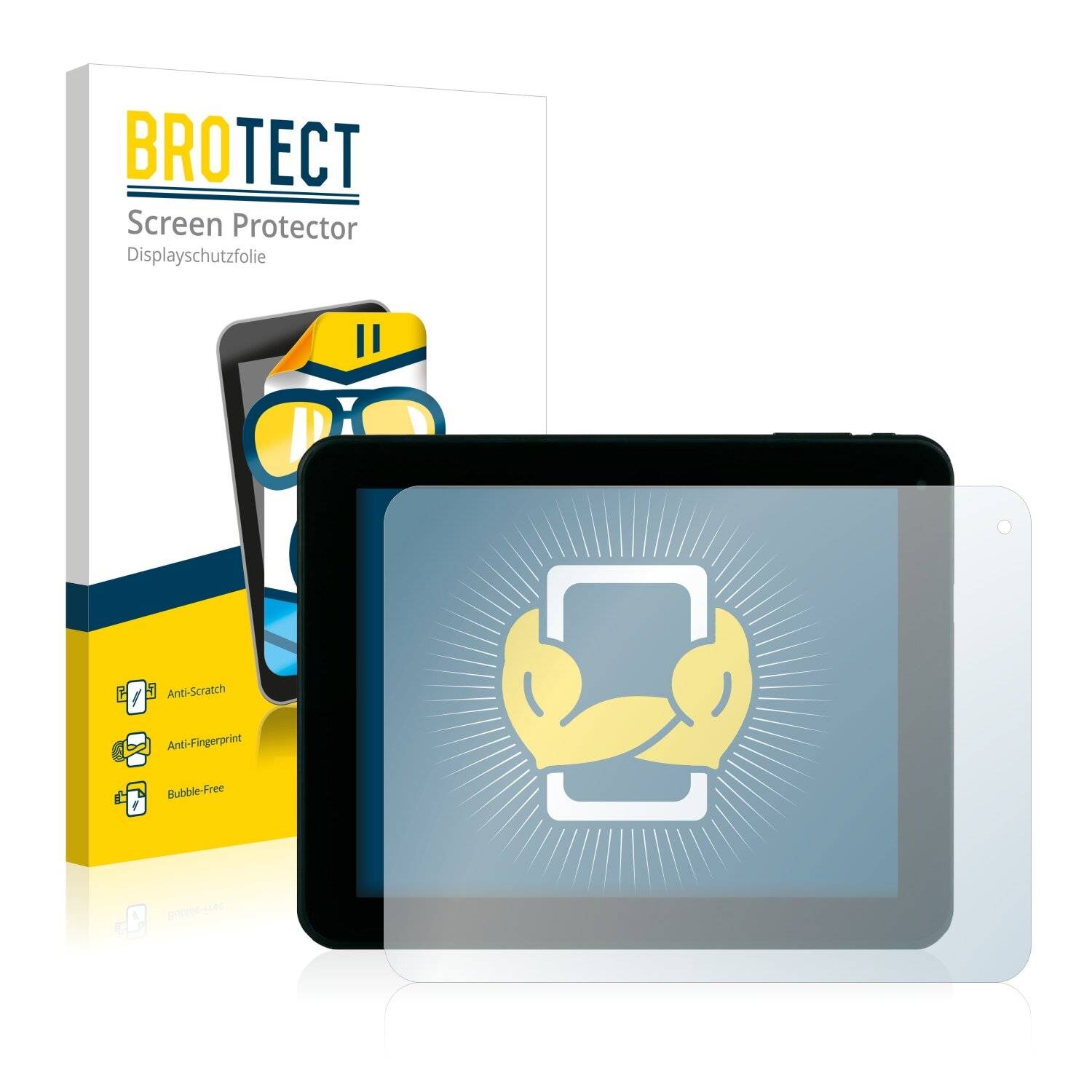 2x BROTECT HD-Clear Displayschutzfolie für Xoro TelePAD