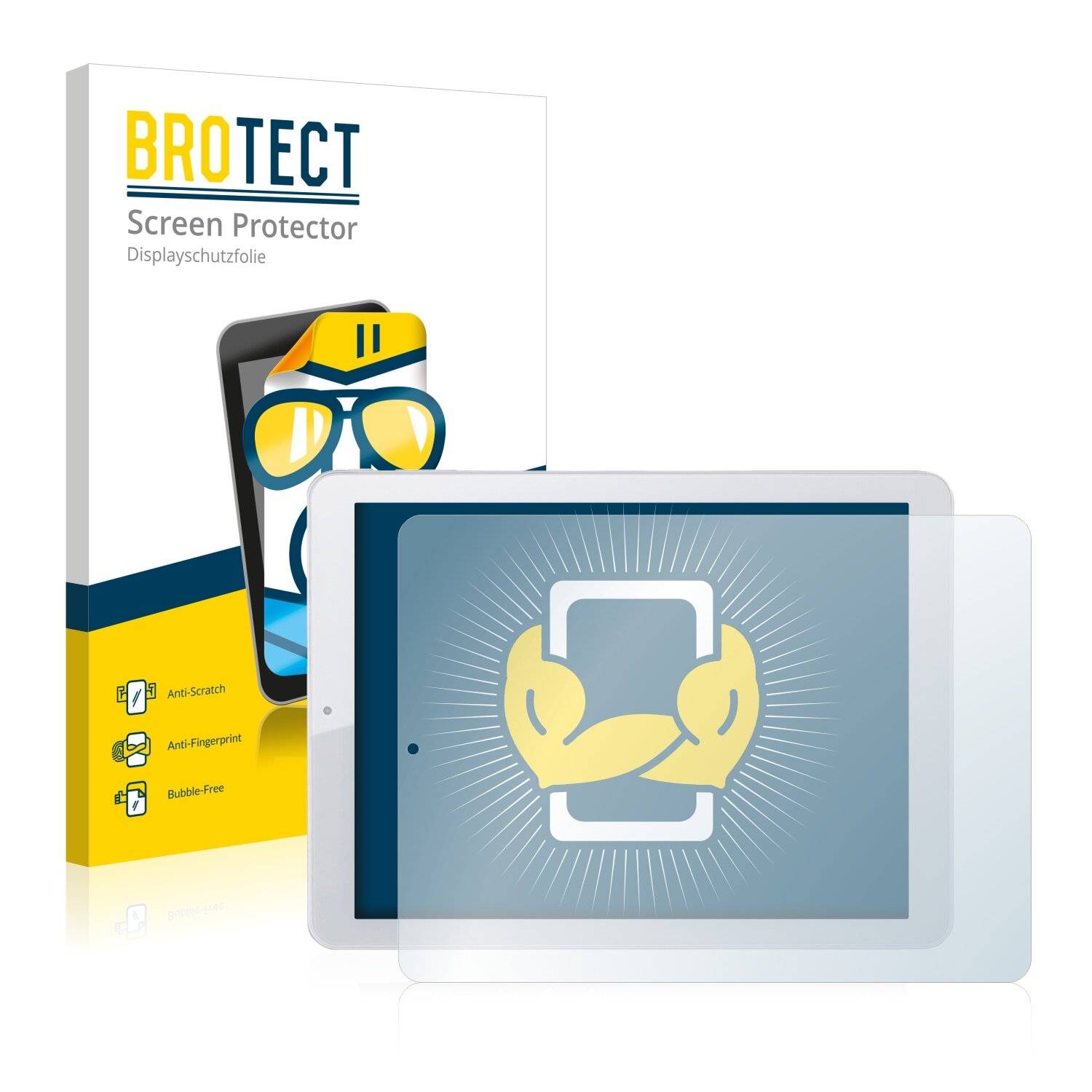 2x BROTECT HD-Clear Displayschutzfolie für Brondi Surfing Tab B 9.7