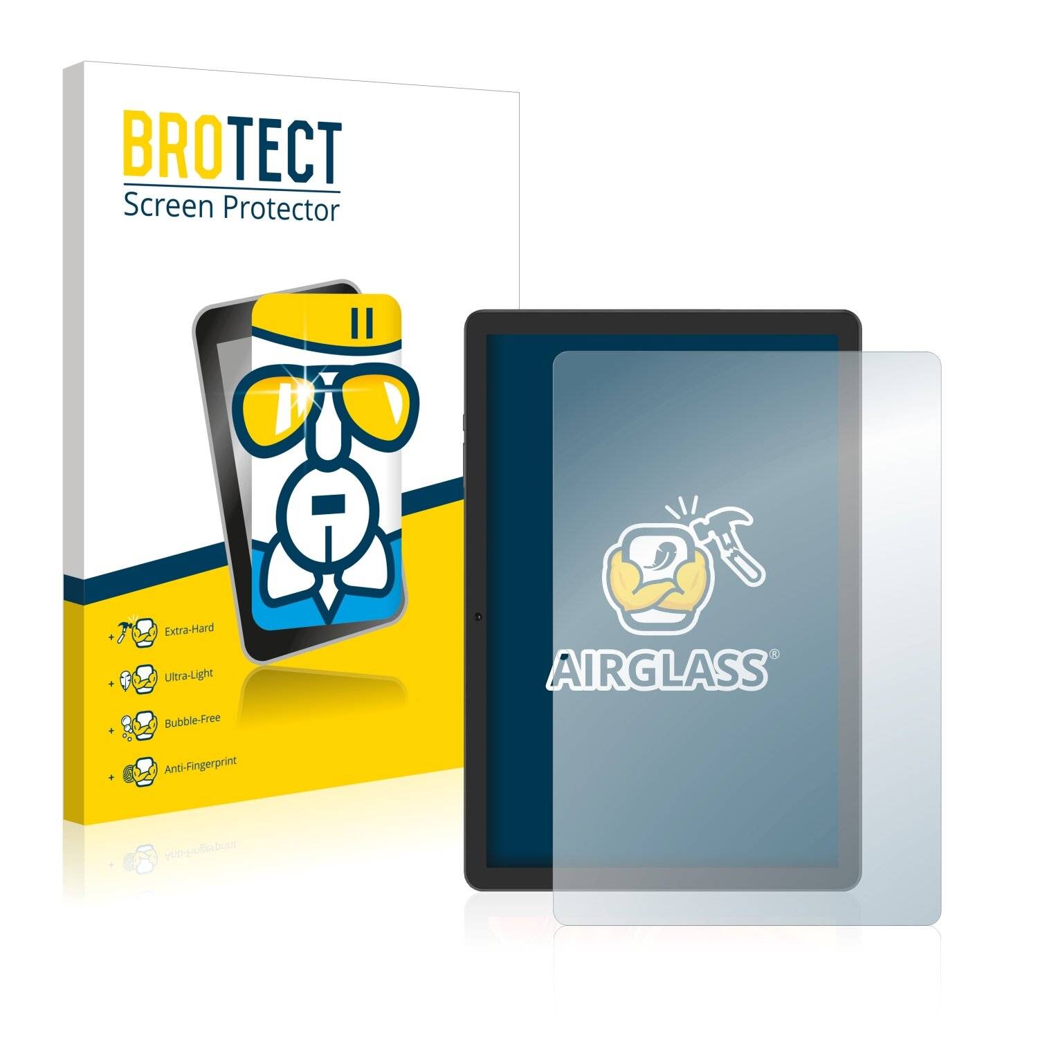 BROTECT AirGlass Schutzglas Folie für Vankyo MatrixPad